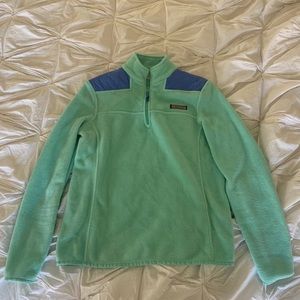 Turquoise Vineyard Vines Fleece Shep Shirt